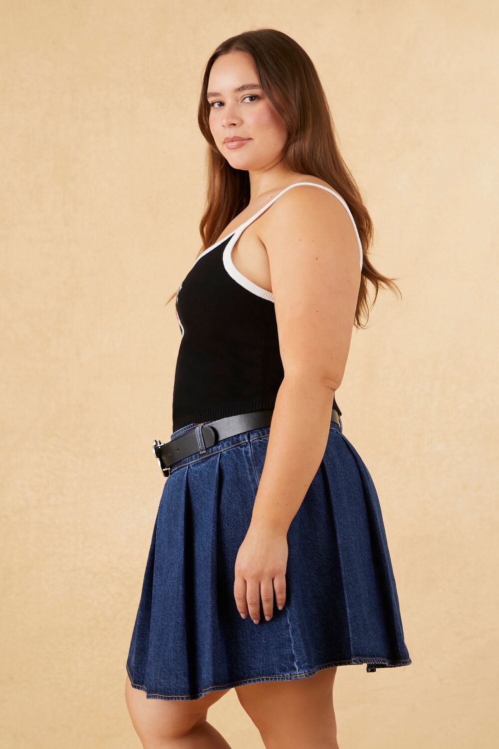 Plus Size Disney Minnie Sweater-Knit Cami | Forever 21 US