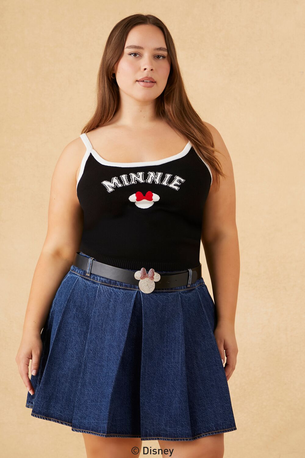 Plus Size Disney Minnie Sweater-Knit Cami | Forever 21 US