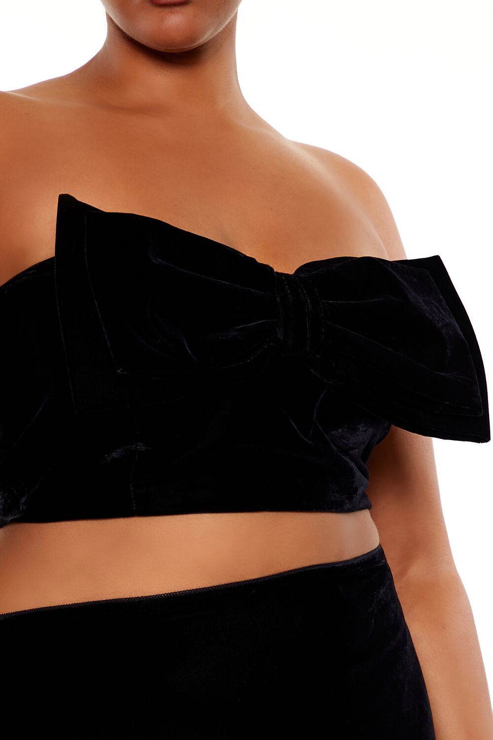 Plus Size Velvet Bow Tube Top | Forever 21 sale