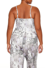 Plus Size Abstract Print Bustier Cami | Forever 21 discount