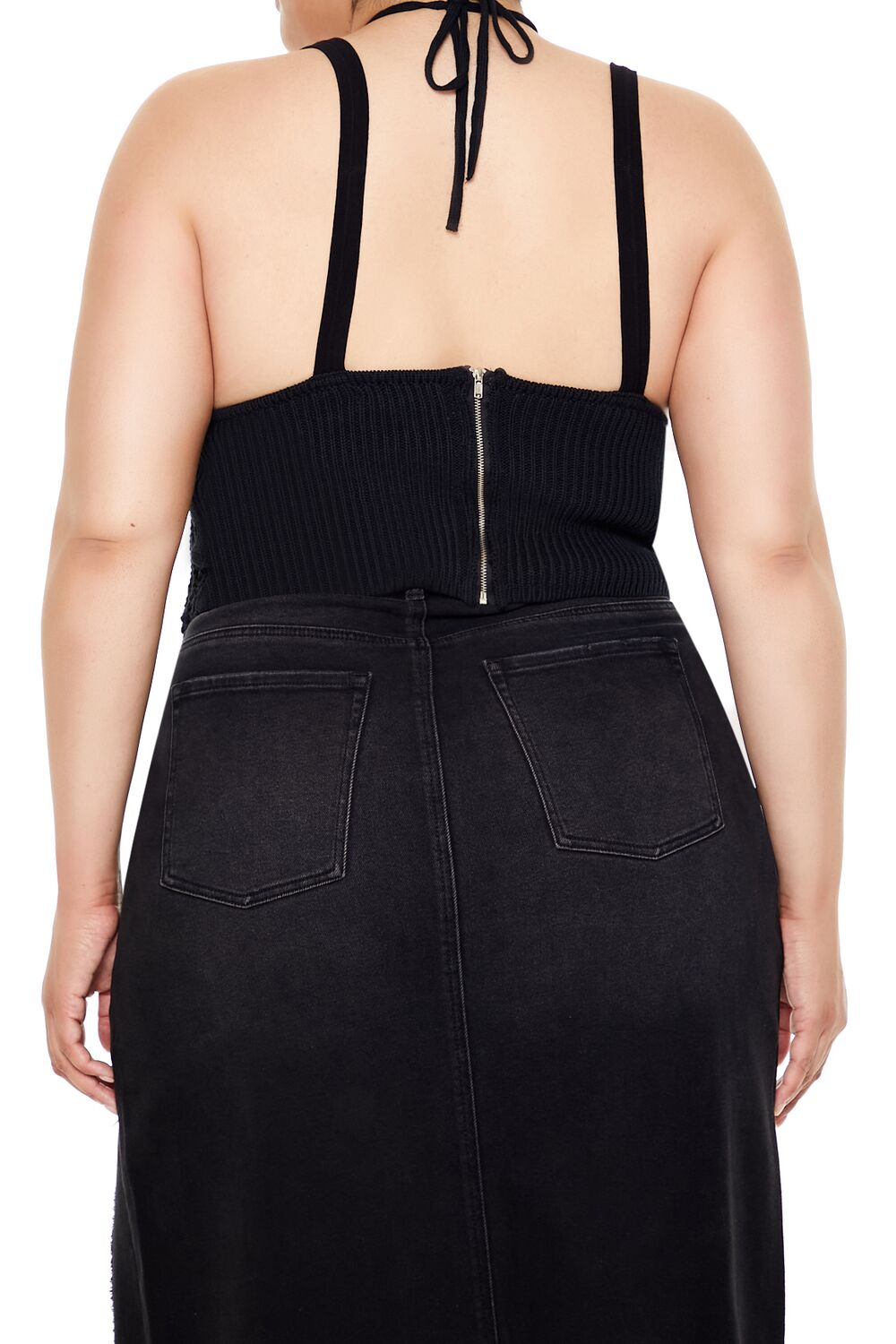 Plus Size Sweater-Knit Strappy Cami | Forever 21 US