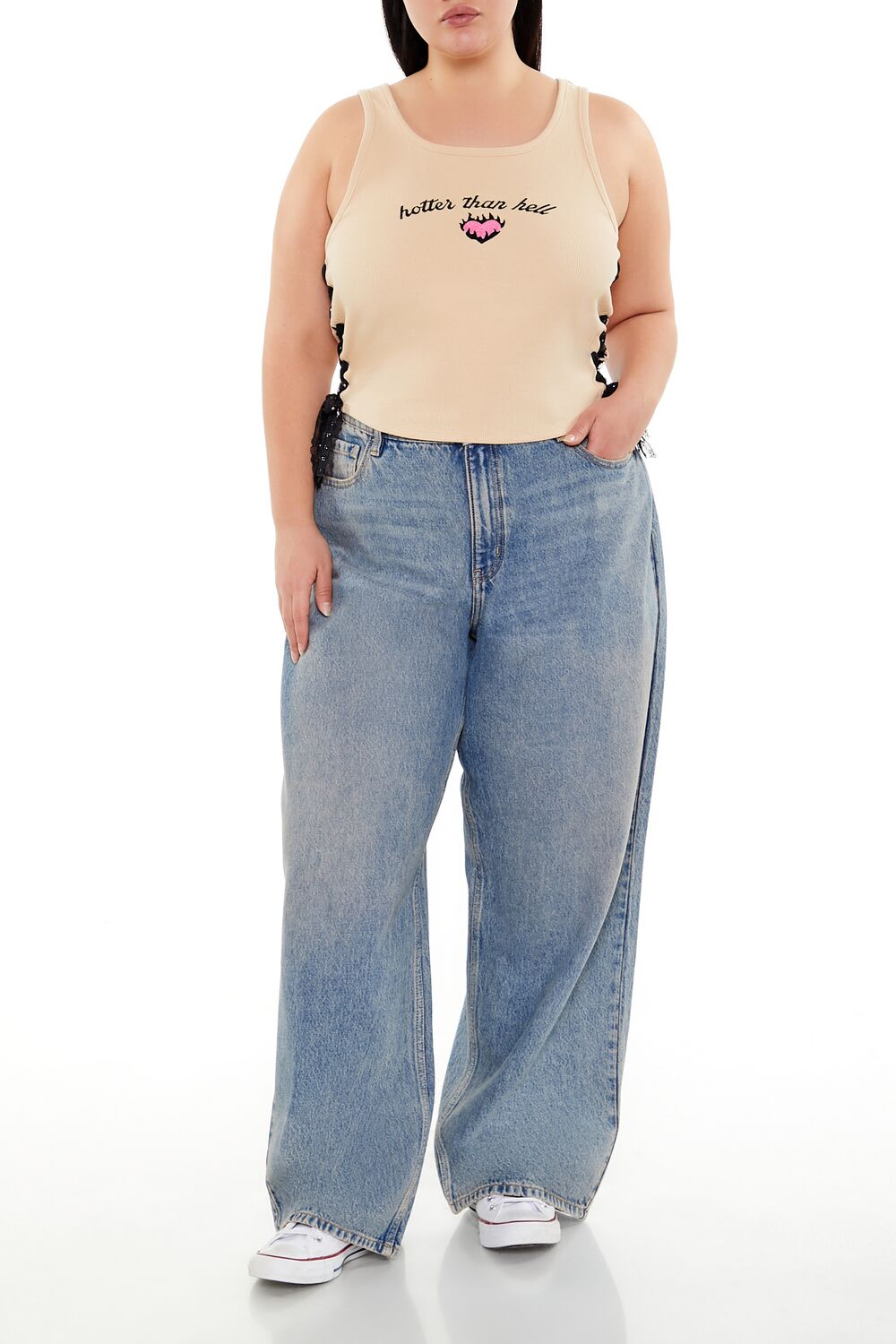 Plus Size Hotter Than Hell Tank Top | Forever 21 near me