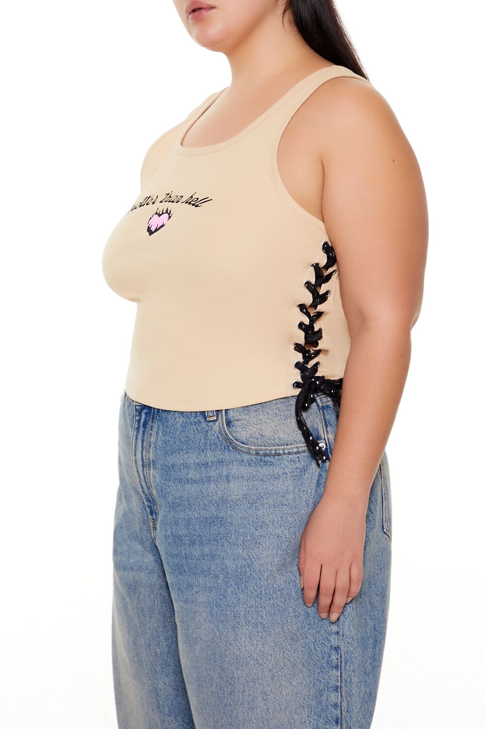 Plus Size Hotter Than Hell Tank Top | Forever 21 near me