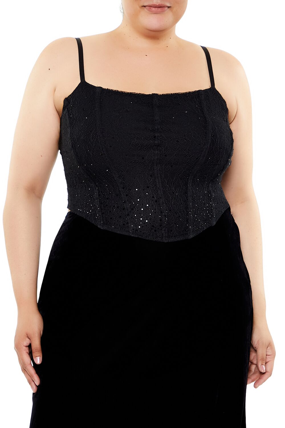 Plus Size Sequin Corset Cami | Forever 21 discount