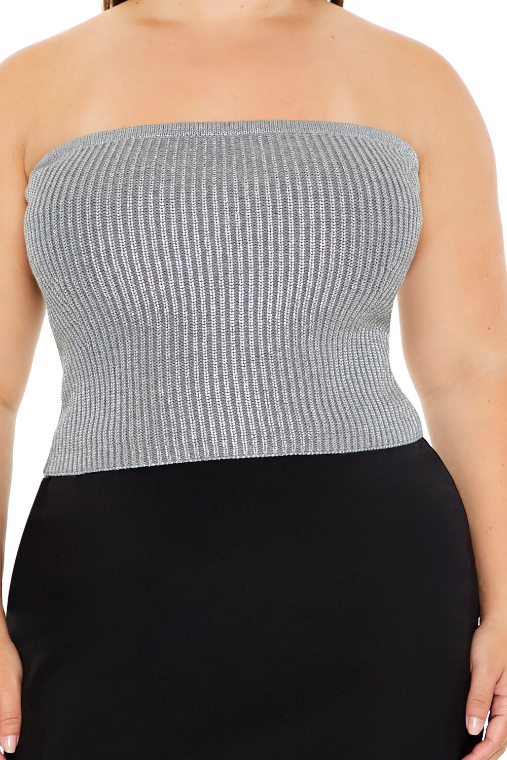 Plus Size Metallic Tube Top | Forever 21 online