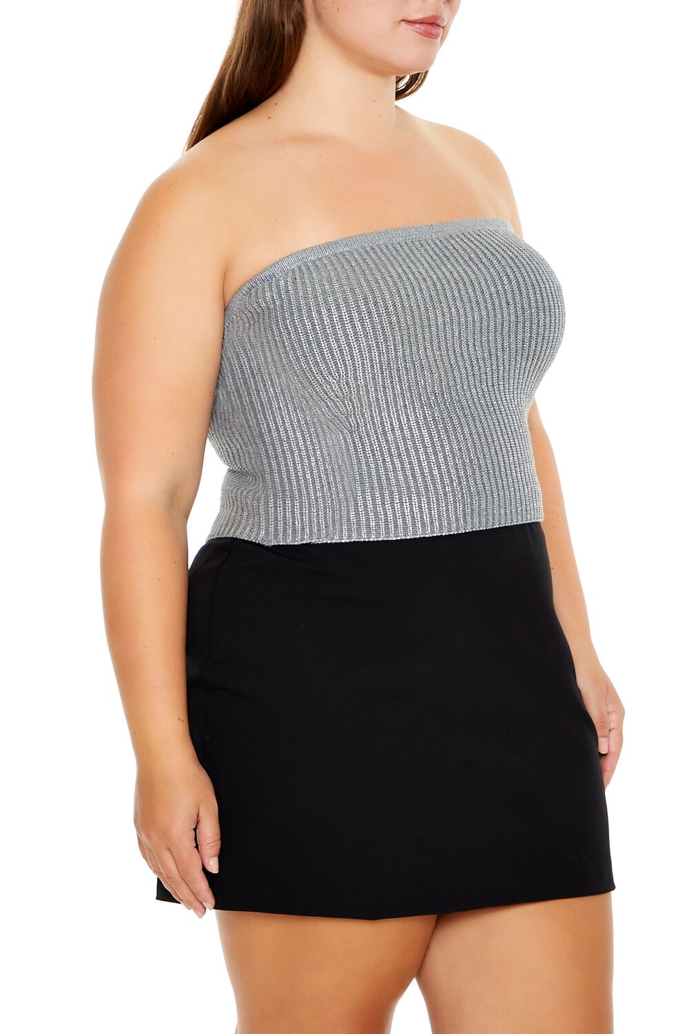 Plus Size Metallic Tube Top | Forever 21 online