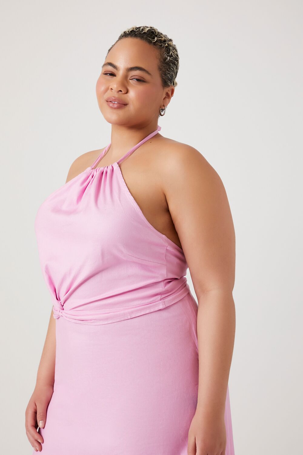 Plus Size Knotted Halter Top | Forever 21 discount