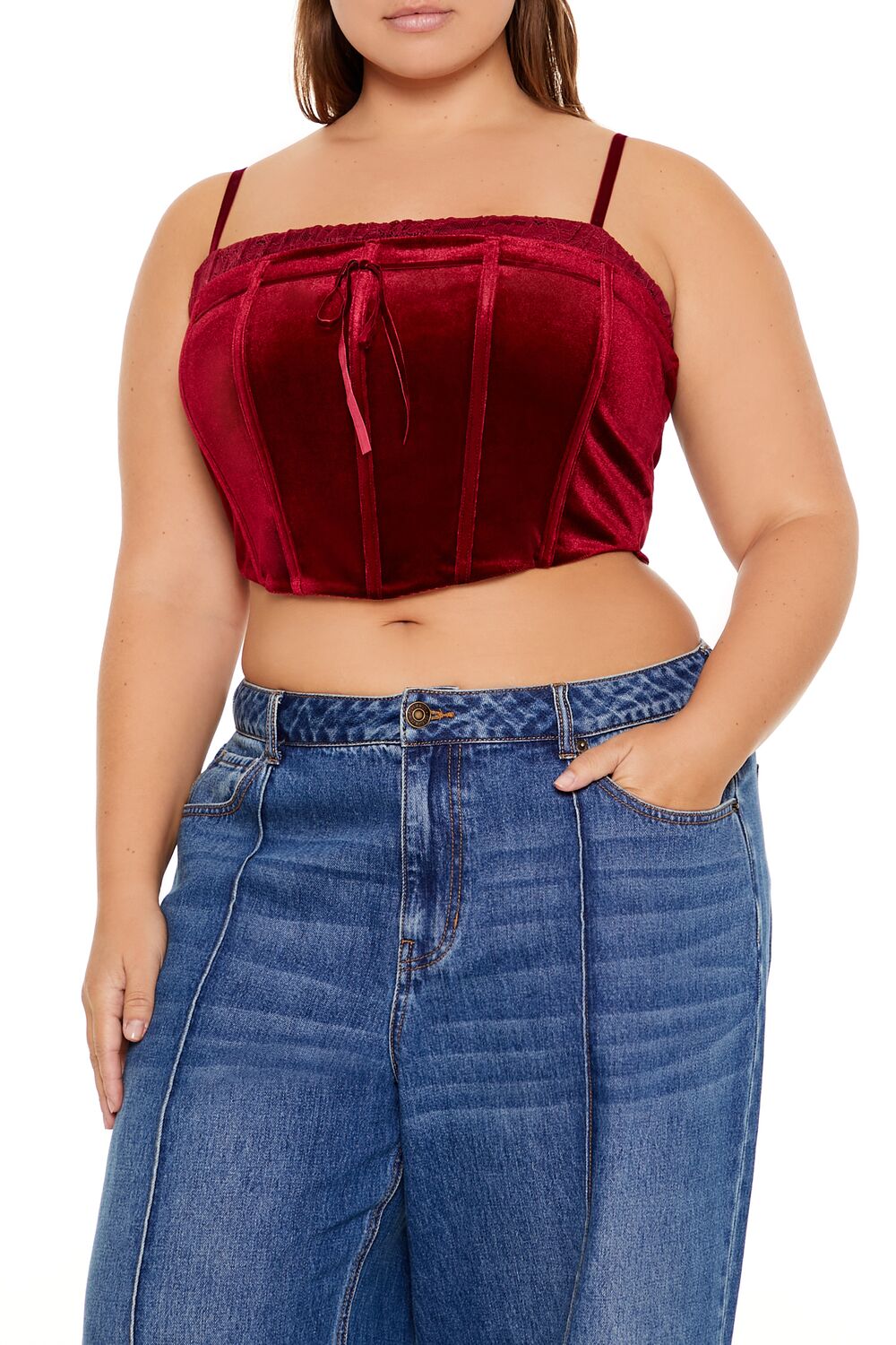 Plus Size Velvet Cropped Cami | Forever 21 sale