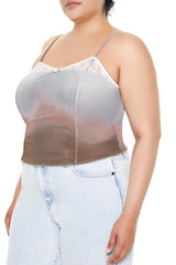 Plus Size Gradient Cropped Cami | Forever 21 US