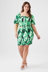 Plus Size Tropical Leaf Print Top | Forever 21 outlet