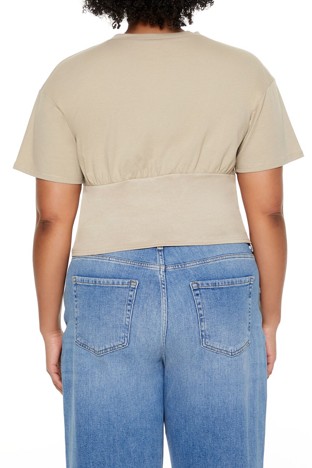 Plus Size Cropped Bustier Tee | Forever 21 near me