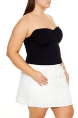 Plus Size Sweater-Knit Tube Top | Forever 21 US