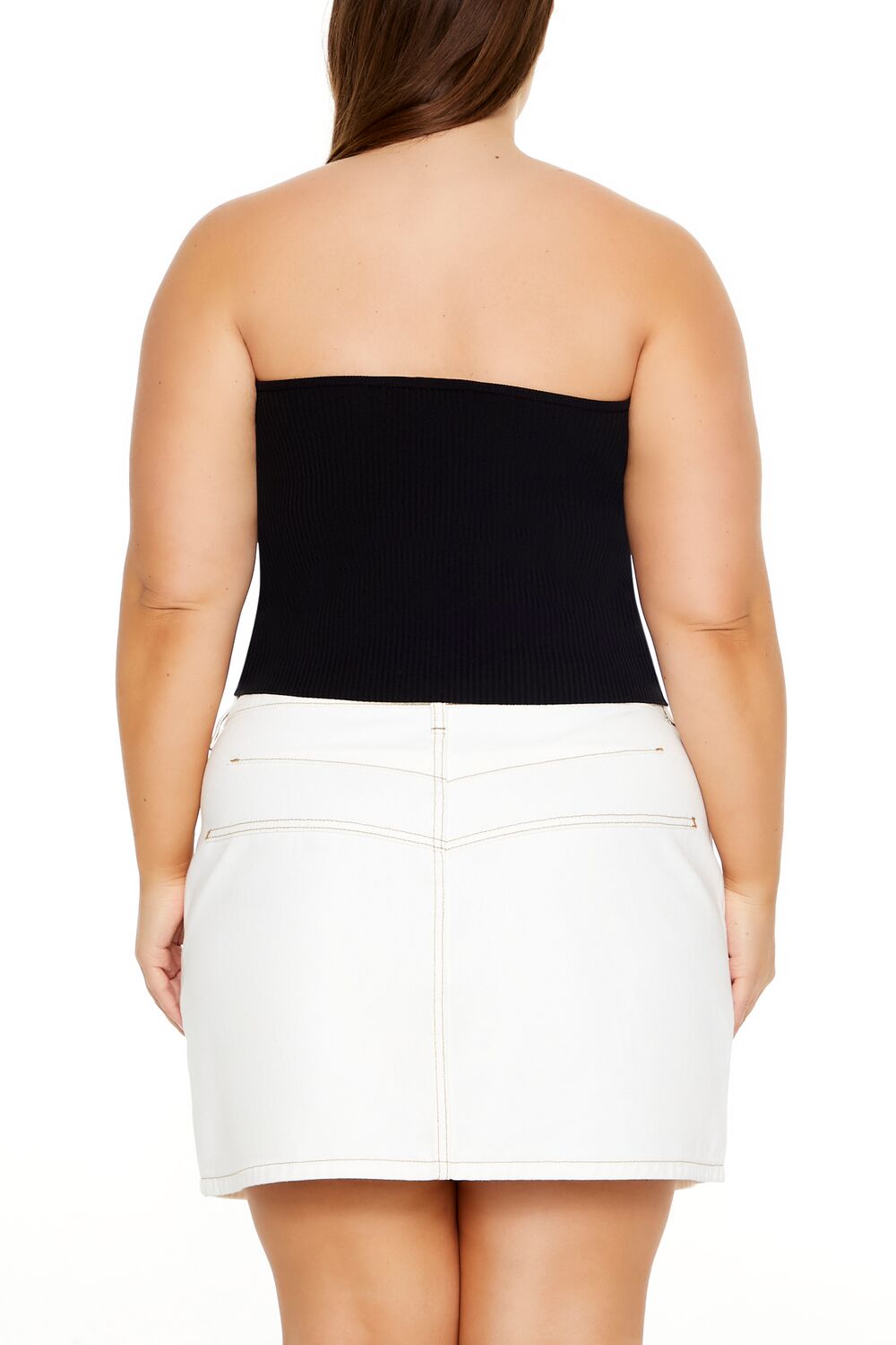 Plus Size Sweater-Knit Tube Top | Forever 21 US