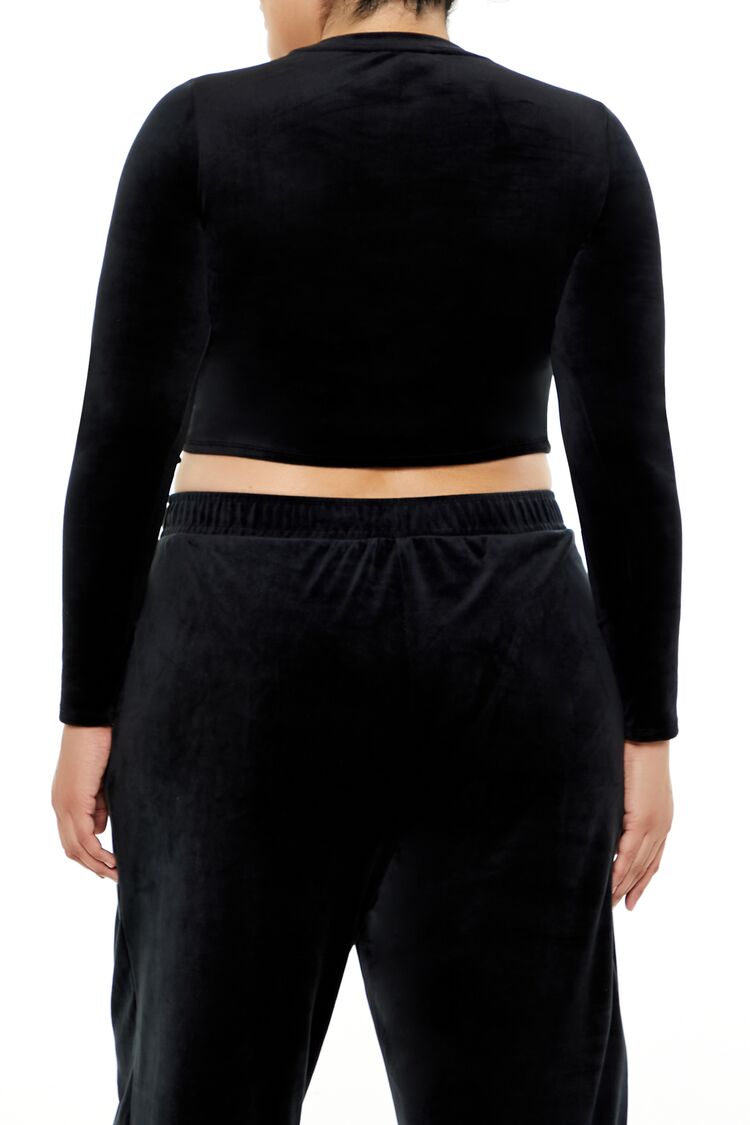 Plus Size Velour Crop Top | Forever 21 near me