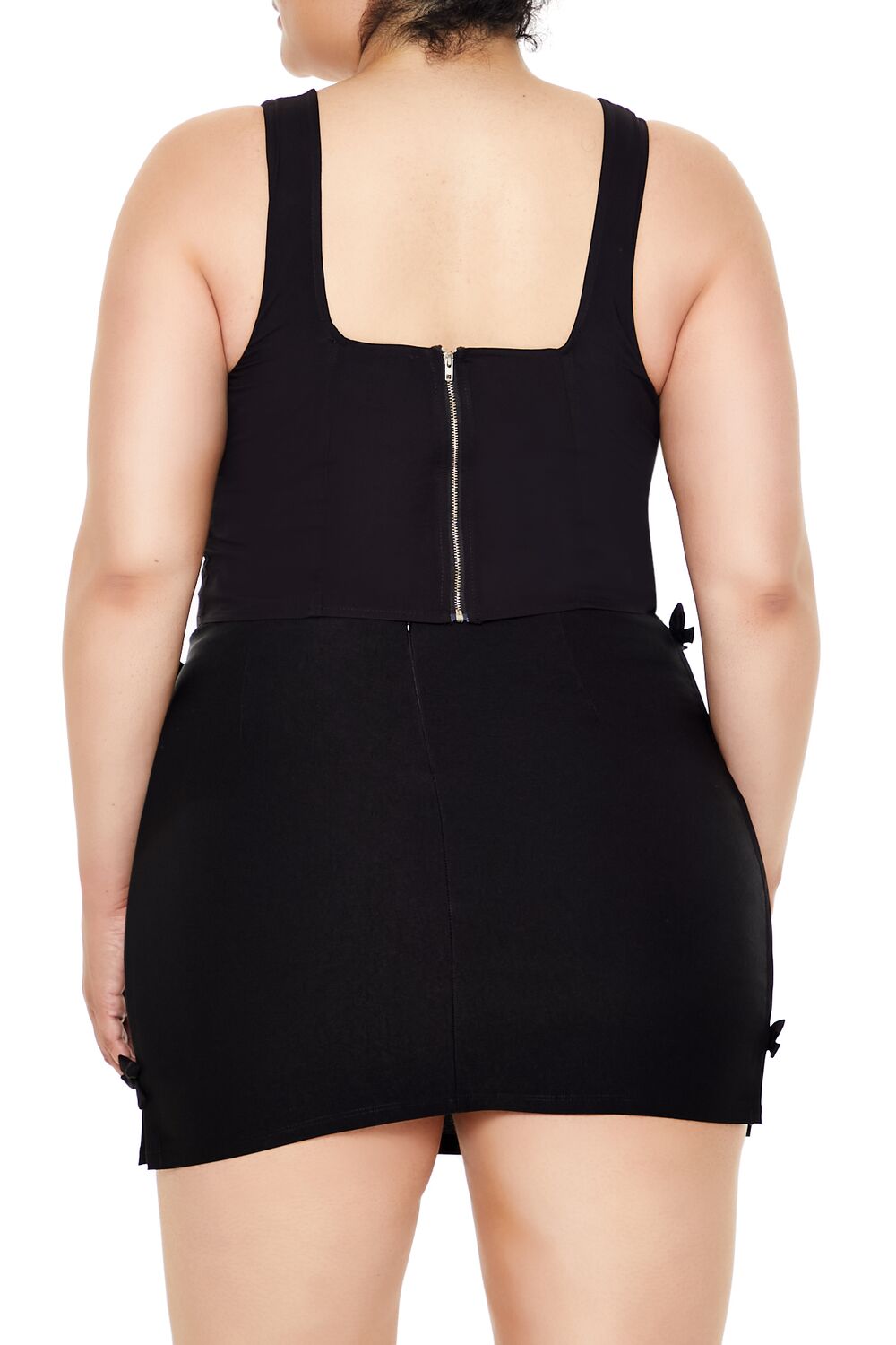 Plus Size Two-Tone Bow Crop Top | Forever 21 discount