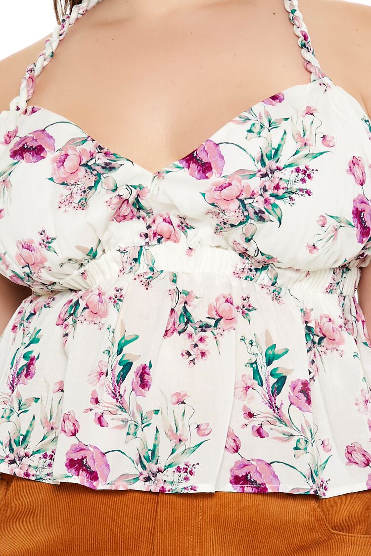 Plus Size Floral Print T-Back Cami | Forever 21 on sale