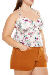 Plus Size Floral Print T-Back Cami | Forever 21 on sale