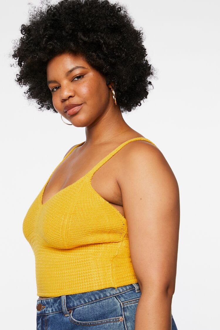 Plus Size Sweater-Knit Cropped Cami | Forever 21 outlet