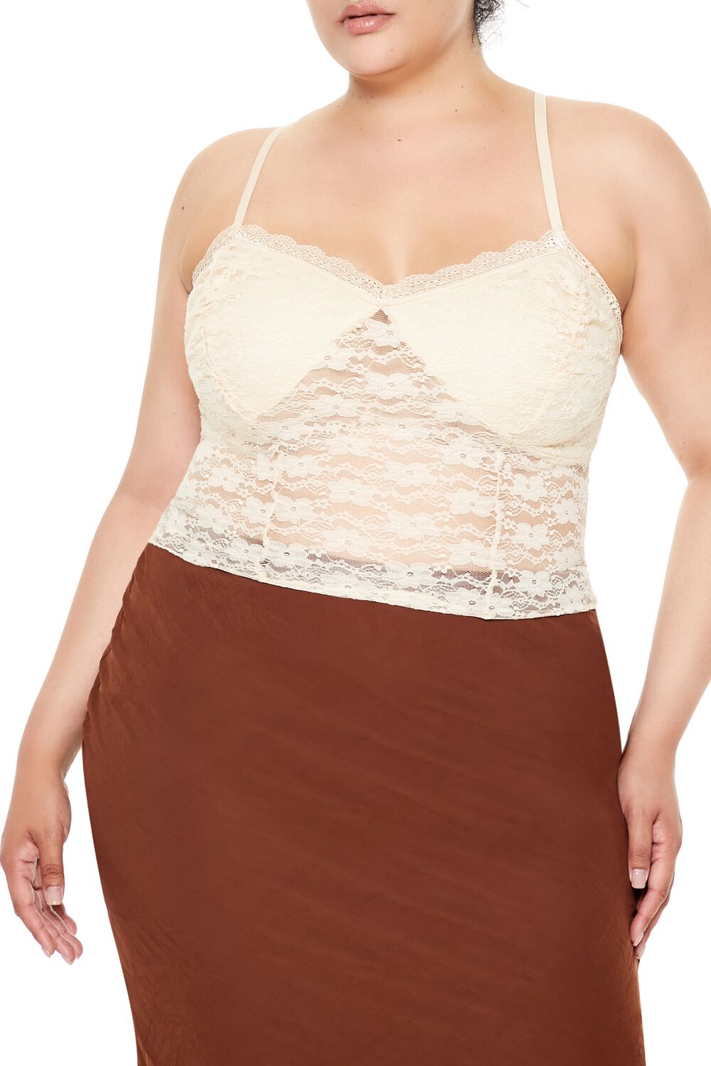 Plus Size Sheer Lace Cami | Forever 21 near me