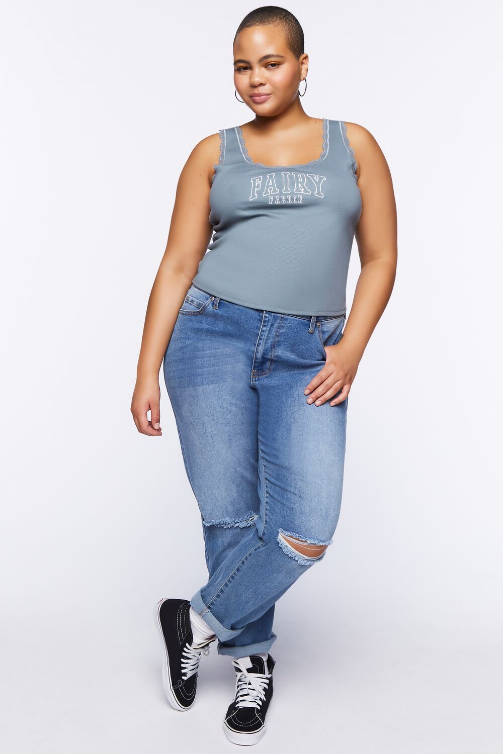 Plus Size Fairy Graphic Tank Top | Forever 21 on sale