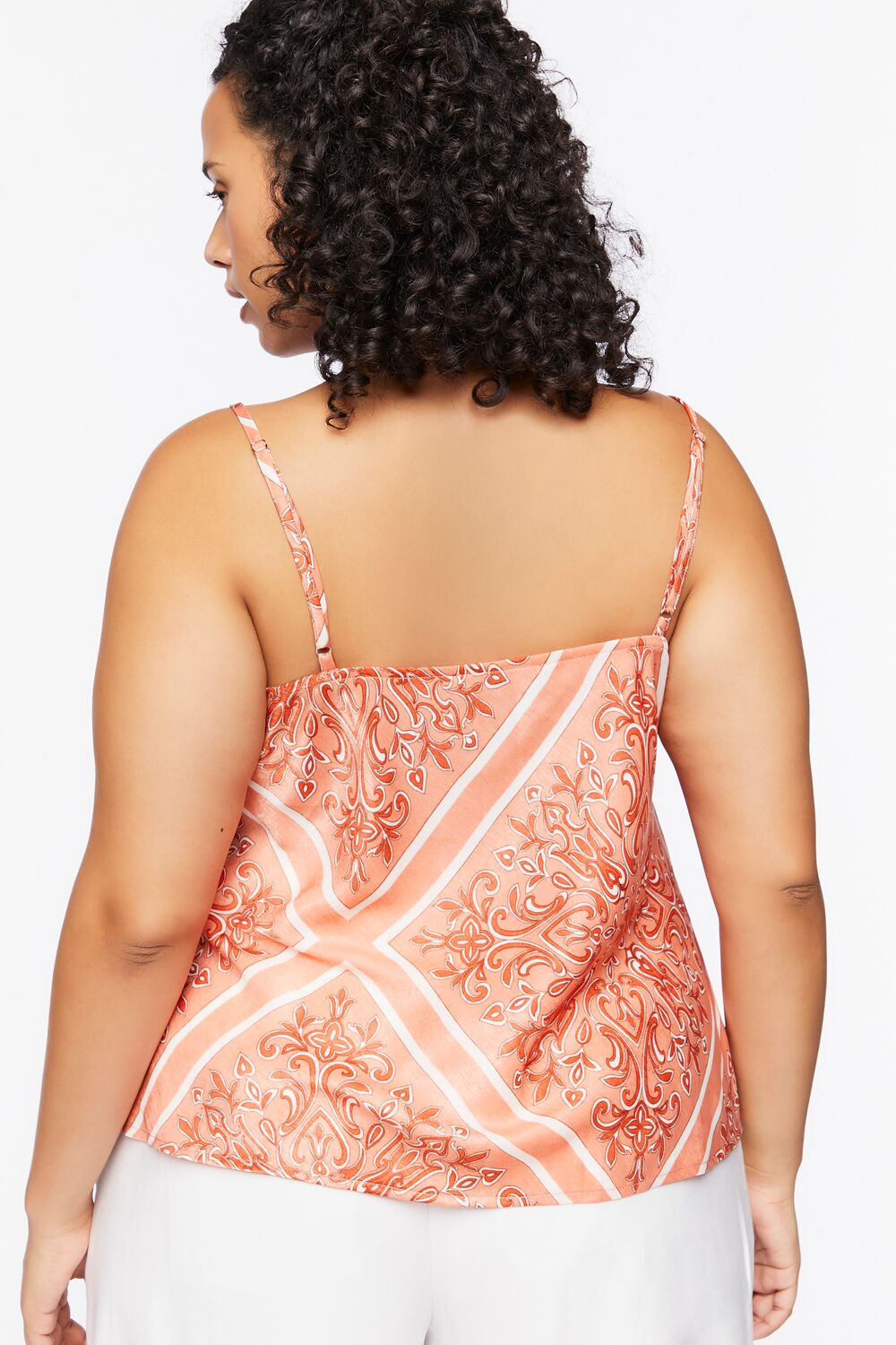 Plus Size Baroque Print Satin Cami | Forever 21 discount
