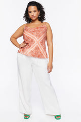 Plus Size Baroque Print Satin Cami | Forever 21 discount