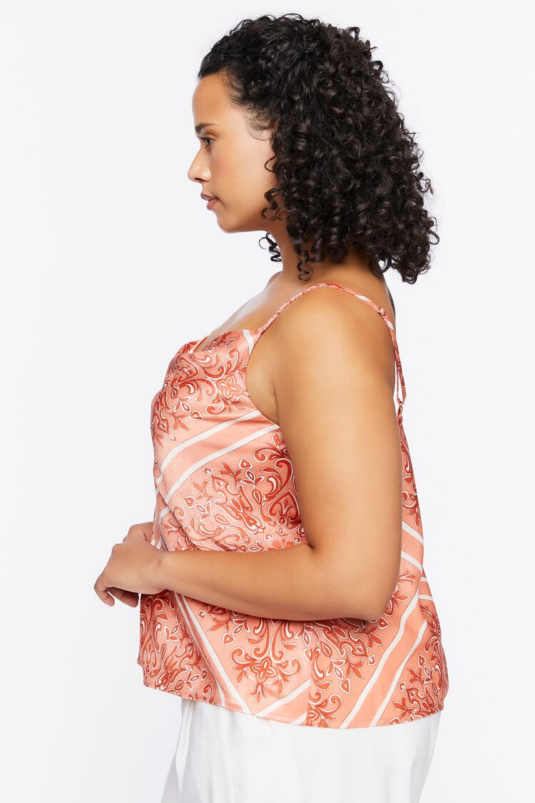 Plus Size Baroque Print Satin Cami | Forever 21 discount