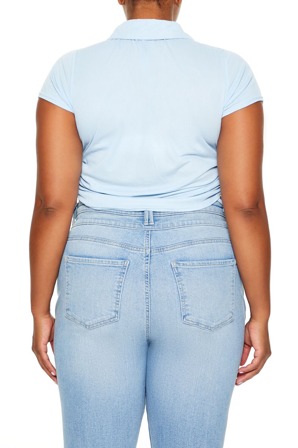 Plus Size Drawstring Polo Shirt | Forever 21 outlet