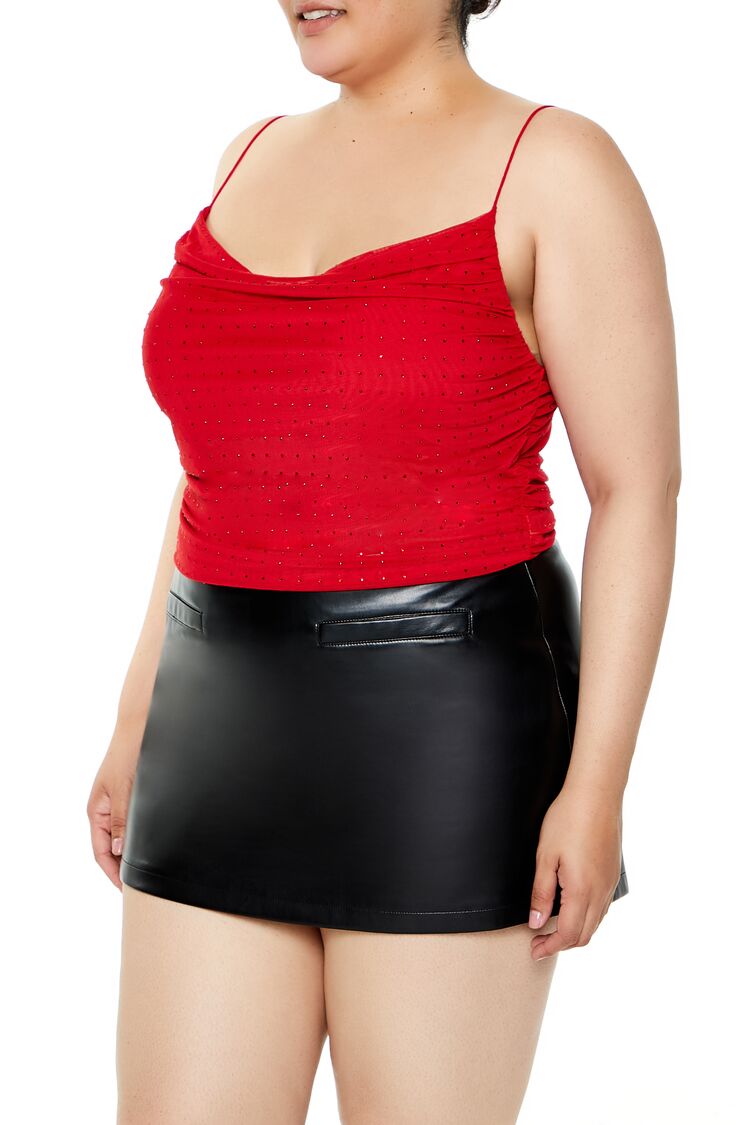 Plus Size Clip Dot Cowl Cami | Forever 21 online