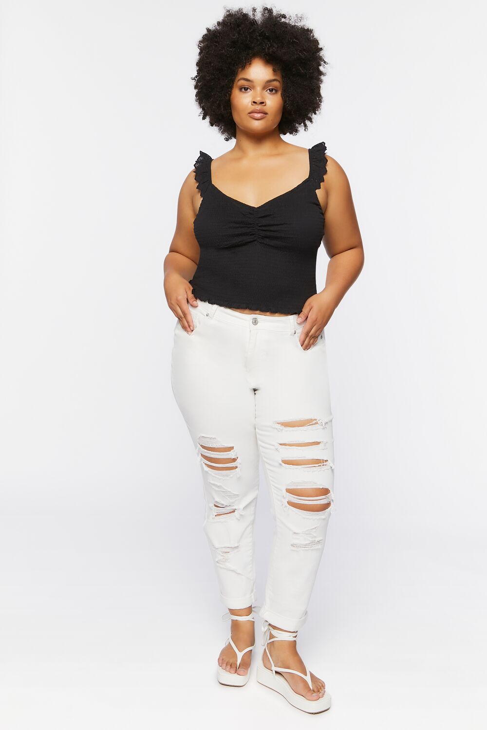 Plus Size Smocked Tank Top | Forever 21 sale