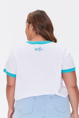 Plus Size Moxi Skates Ringer Tee | Forever 21 on sale