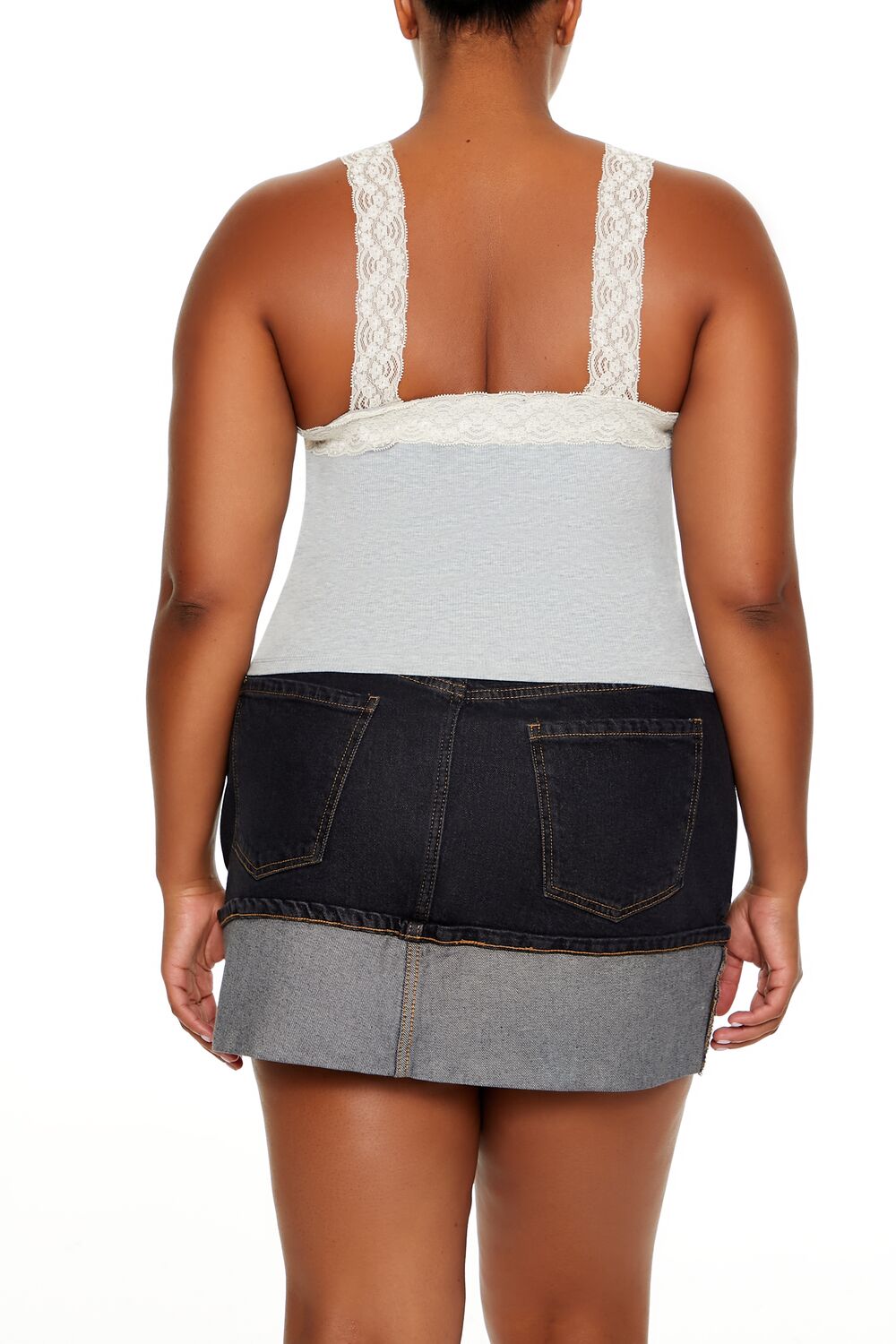 Plus Size Ribbed Lace-Trim Cami | Forever 21 outlet