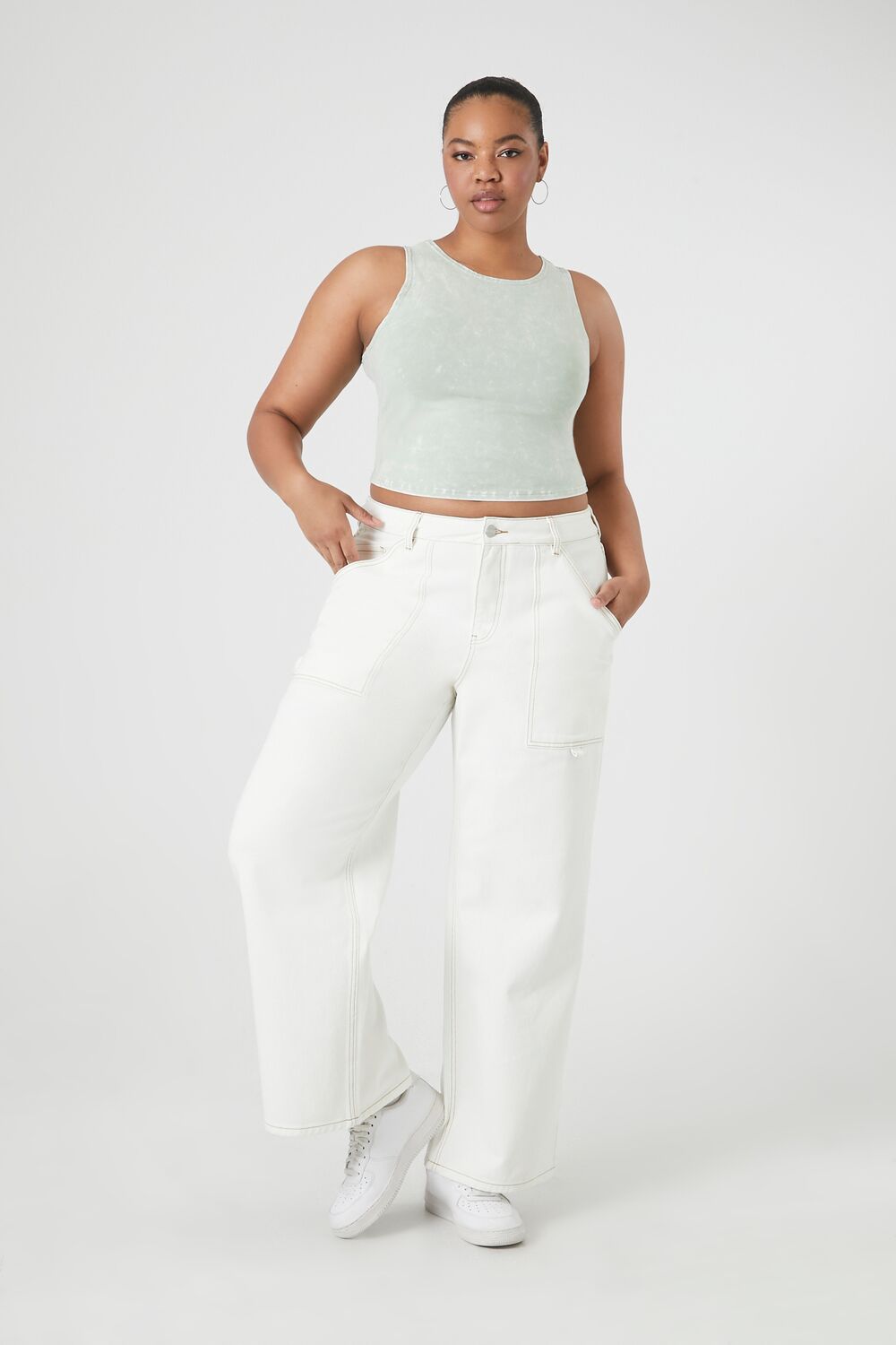 Plus Size Cropped Tank Top | Forever 21 on sale