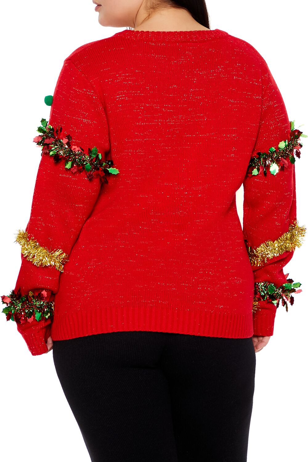 Plus Size Garland Pom Pom Sweater | Forever 21 outlet