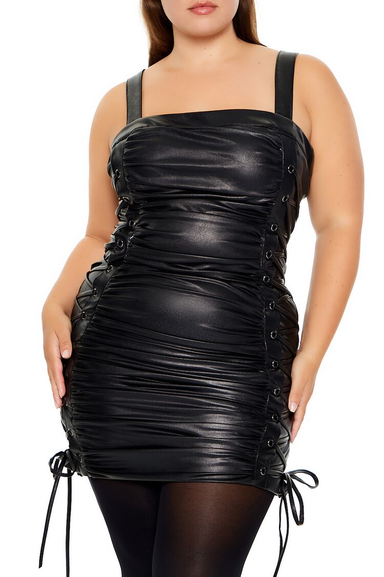 Plus Size Lace-Up Mini Dress | Forever 21 sale
