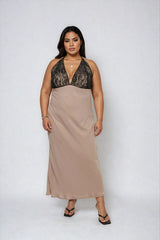 Plus Size Chiffon Halter Slip Maxi Dress | Forever 21 online