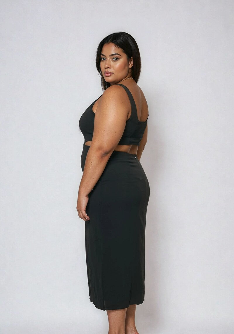 Plus Size Cutout Bodycon Midi Dress | Forever 21 on sale