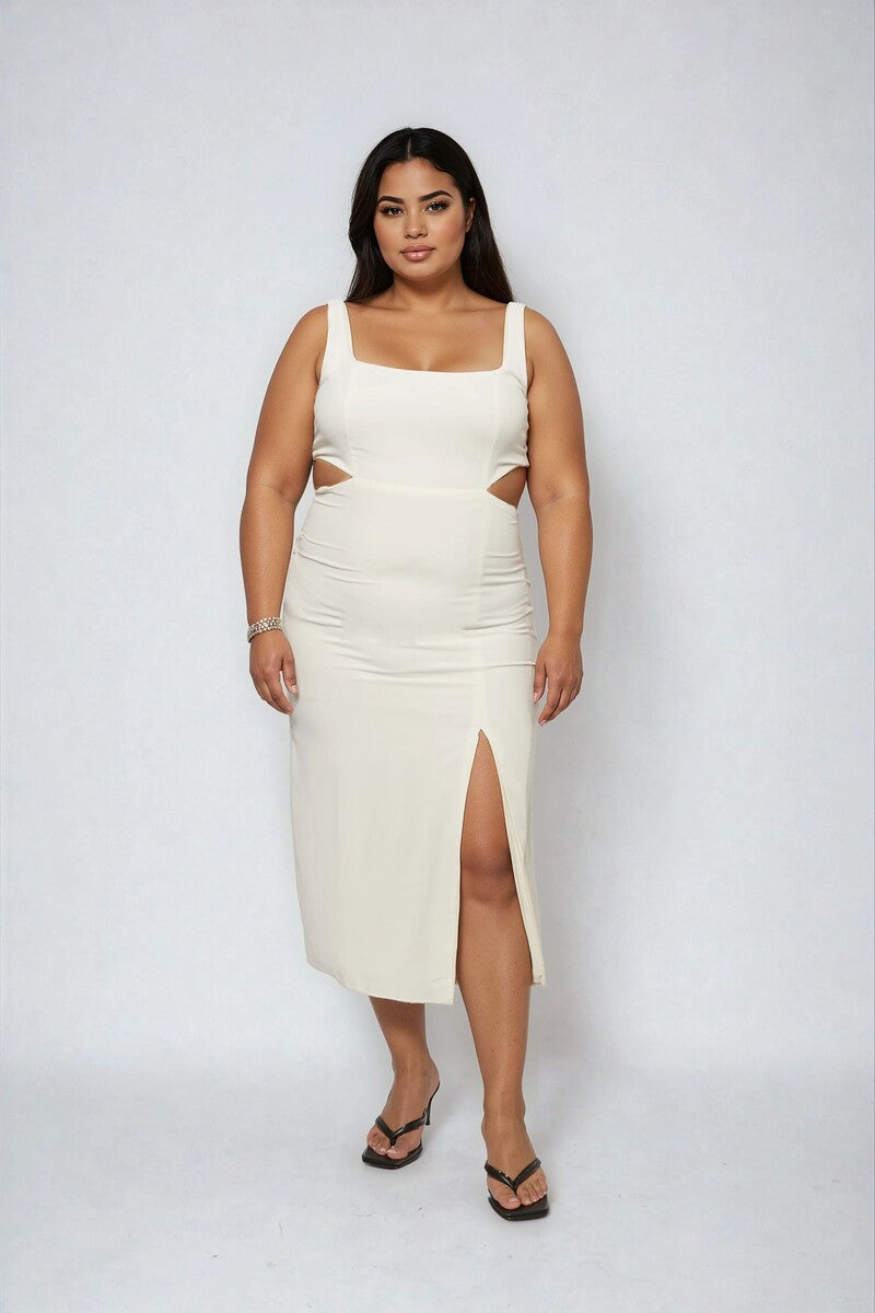 Plus Size Cutout Bodycon Midi Dress | Forever 21 on sale
