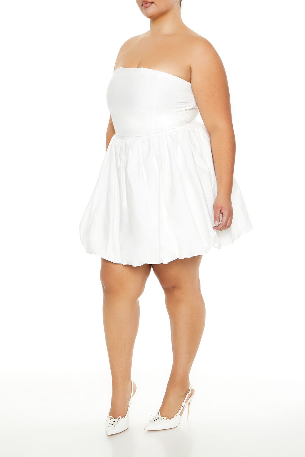 Plus Size Bubble-Hem Mini Dress | Forever 21 outlet