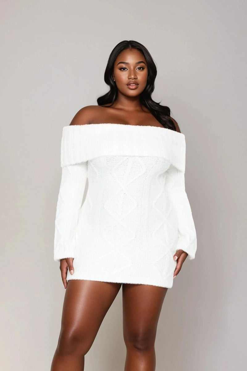 Plus Size Cable Knit Mini Sweater Dress | Forever 21 online