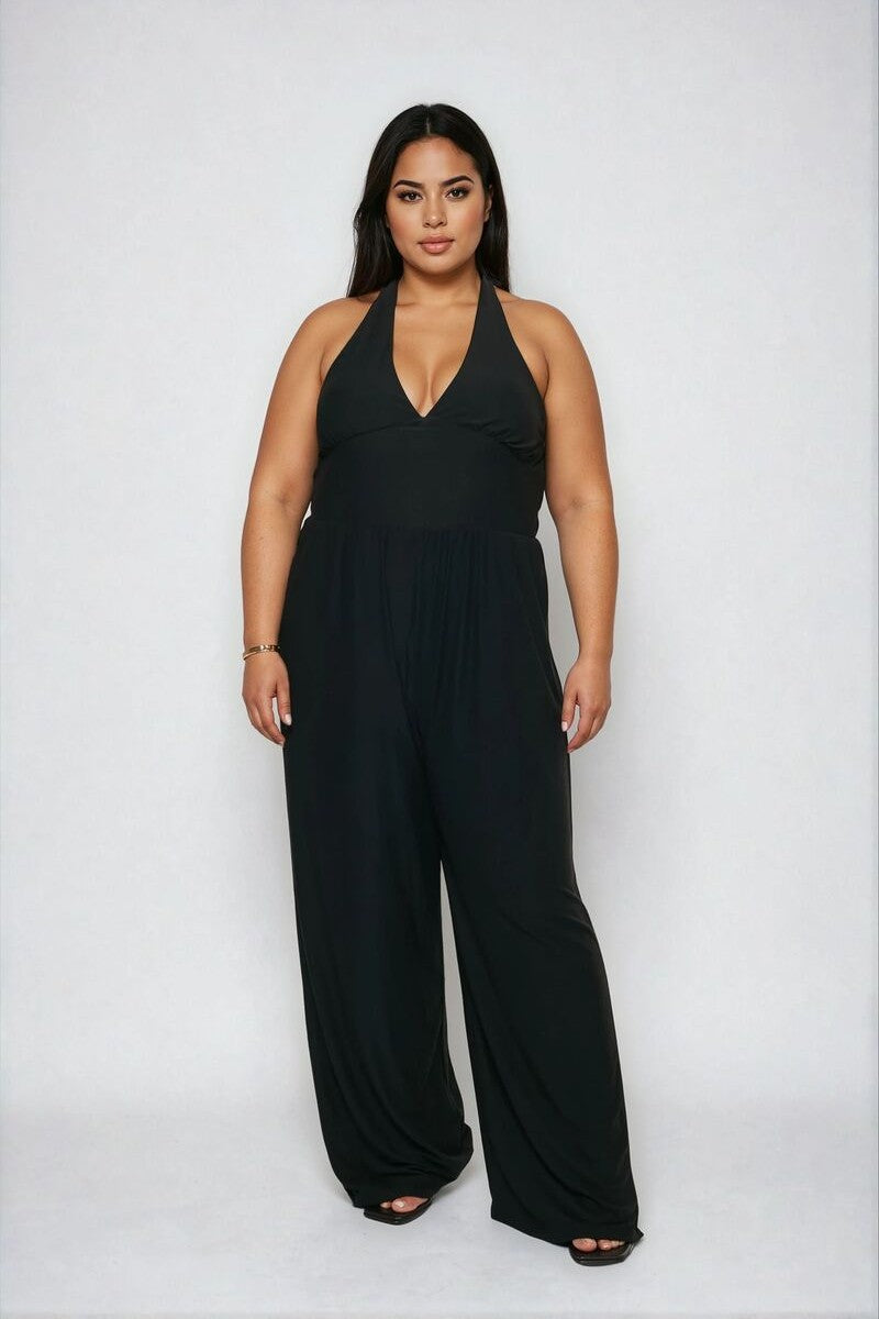 Plus Size Halter Wide-Leg Jumpsuit | Forever 21 discount