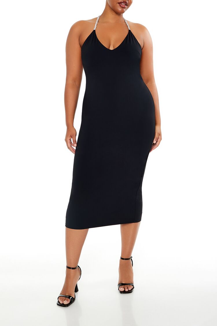 Plus Size Embellished Halter Maxi Dress | Forever 21 outlet
