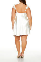 Plus Size Faux Fur-Trim Mini Dress | Forever 21 online