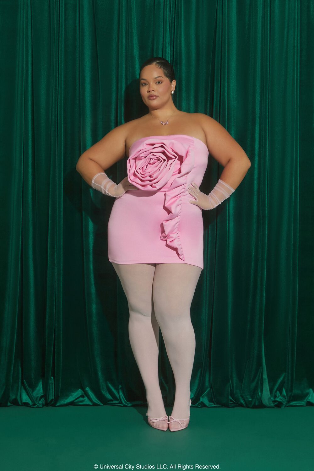 Plus Size Wicked Rosette Tube Dress | Forever 21 on sale