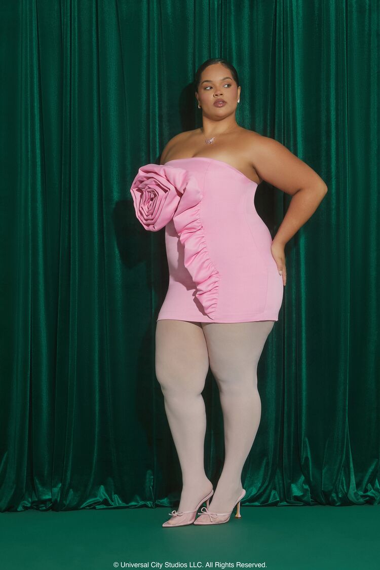 Plus Size Wicked Rosette Tube Dress | Forever 21 on sale