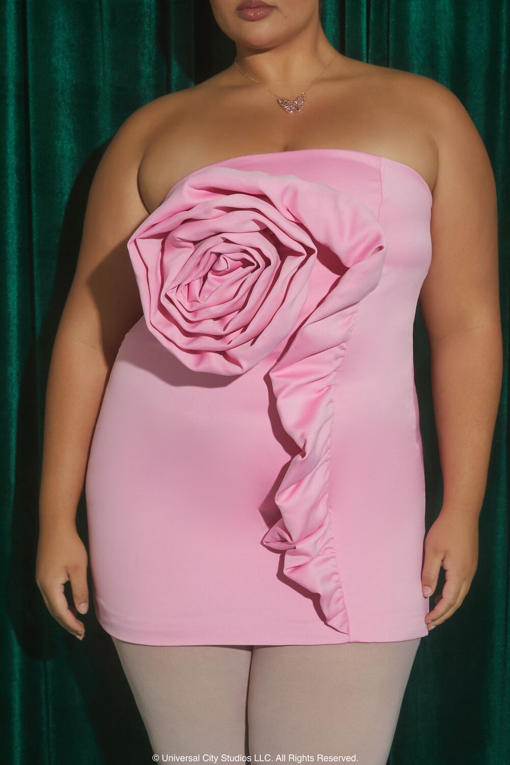 Plus Size Wicked Rosette Tube Dress | Forever 21 on sale