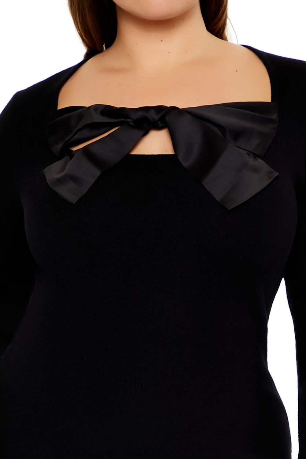 Plus Size Satin Bow Mini Dress | Forever 21 discount
