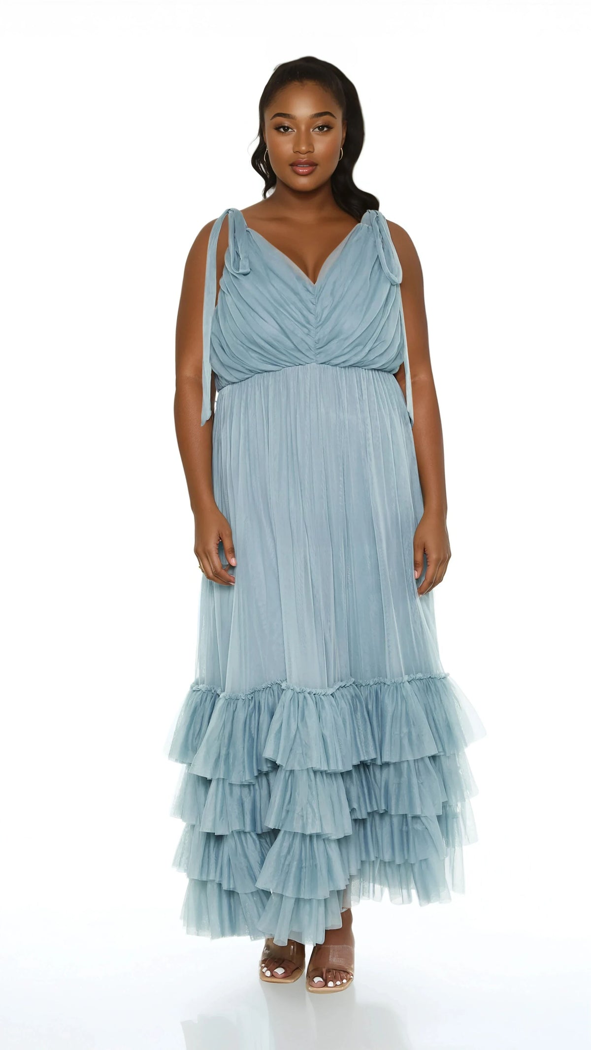 Plus Size Tiered Tie-Strap Maxi Dress | Forever 21 outlet