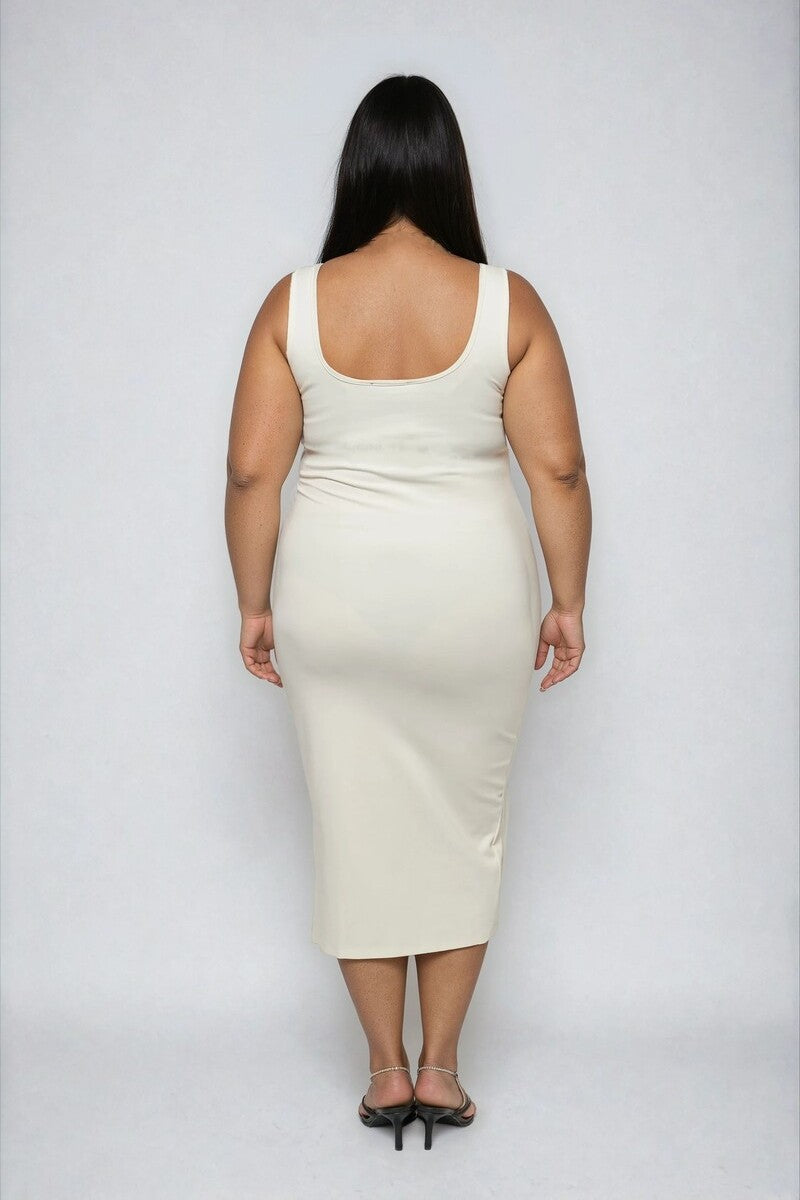 Plus Size Ponte Knit Bodycon Midi Dress | Forever 21 online
