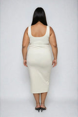 Plus Size Ponte Knit Bodycon Midi Dress | Forever 21 online